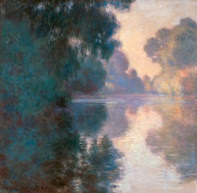 Poplars on the River Epte by Claude Monet